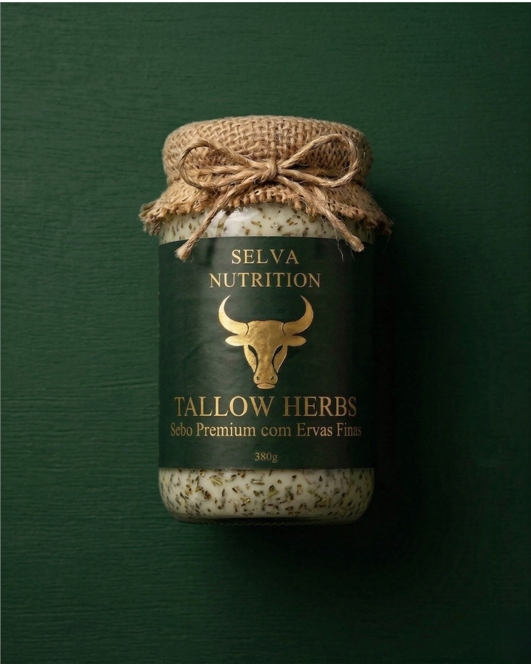 Tallow Ervas Finas - Manteiga Texana Sabor Ervas Finas 380g